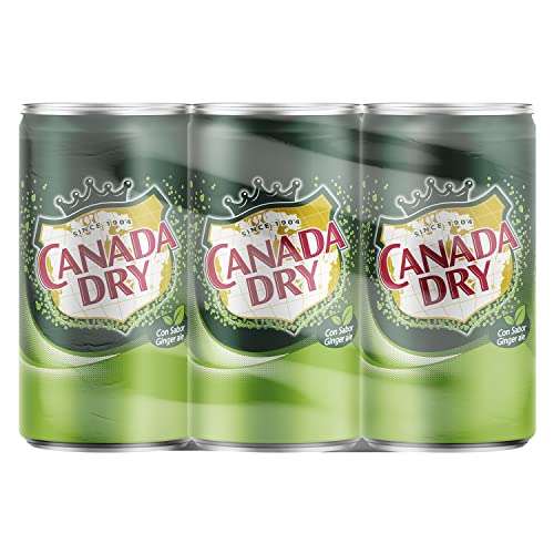 Amazon: Canada Dry G.A. Refresco de Ginger Ale 6 latas 237 ml. -planea y ahorra