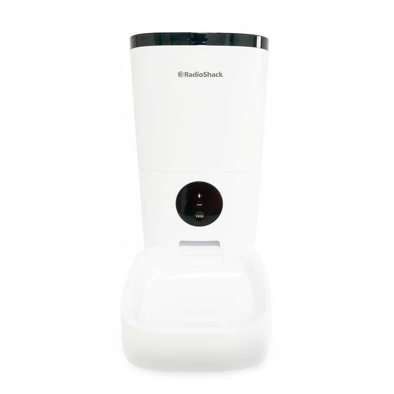 Radioshack - Dispensador de Alimento para Mascotas Automático RadioShack DU6L-MH / Blanco | Recoger en tienda