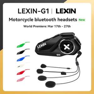 Aliexpress: Lexin-auriculares G1 con bluetooth 2024 para casco de motocicleta