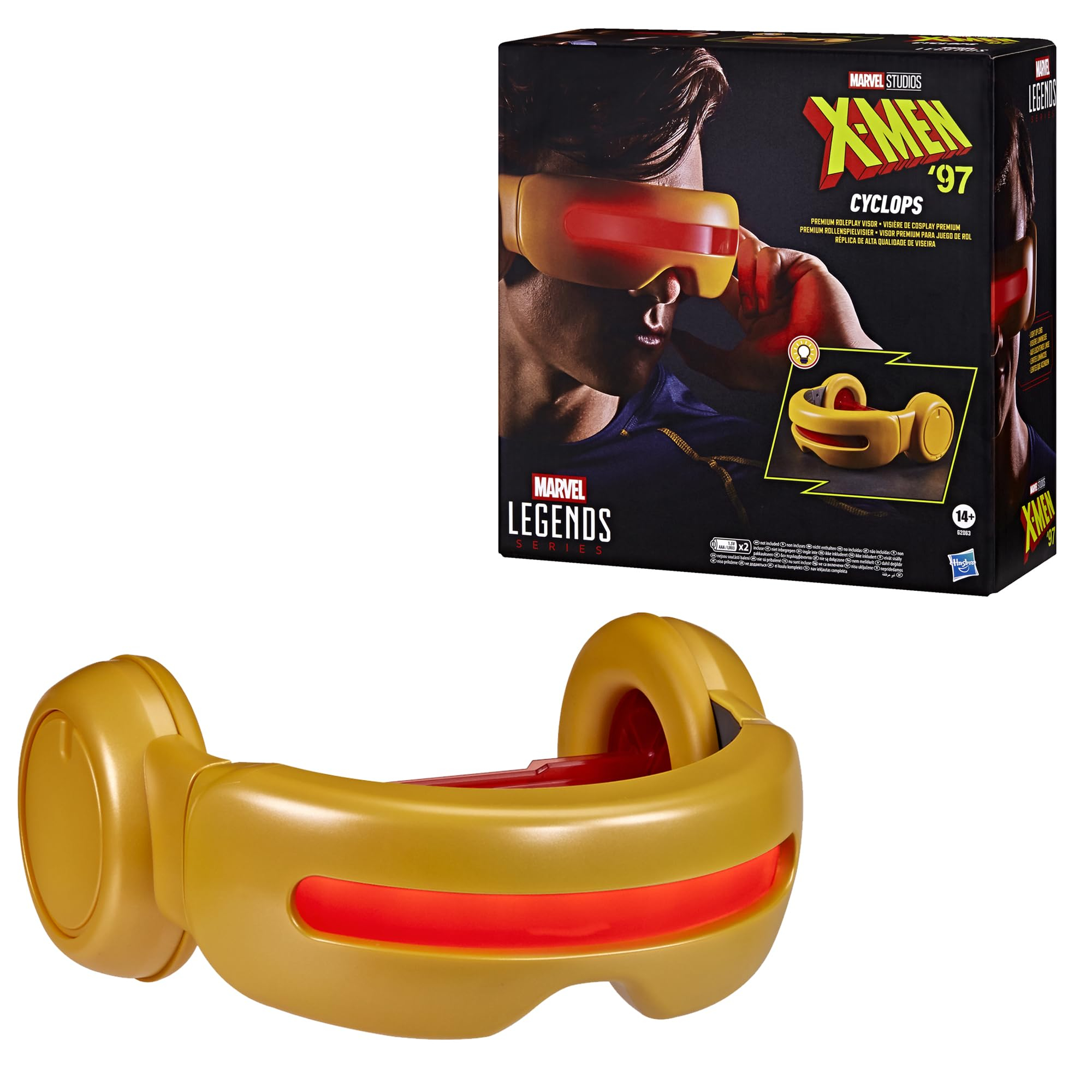 Amazon: Marvel Legends Series, X-Men ’97, Visor Premium de Cíclope para Juego de rol