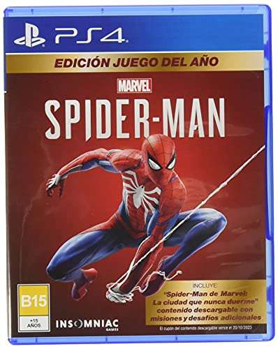 Amazon: Spider-Man GOTY - Standard Edition - PlayStation 4 (Remate de almacén)