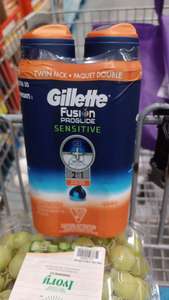 Sam's Club: Gillette fusión gel para rasurar - Tabasco