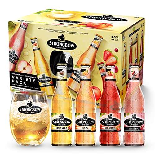 Amazon: Sidra Strongbow Variety Pack 16 Botellas de 330ml