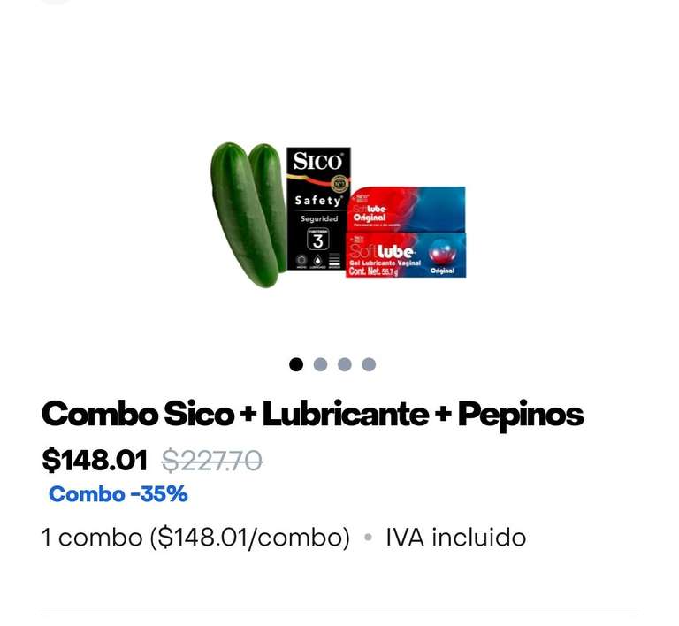 Rappi Turbo: Kit curiosillo; tres condones, lubricante y dos pepinotes
