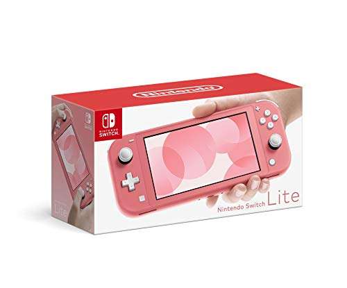 Amazon: Nintendo Switch Lite - Edición Estándar - Rosa Coral - Standard Edition