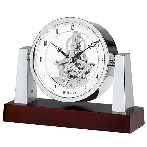 Amazon - Reloj Bulova, acabado de caoba oscuro