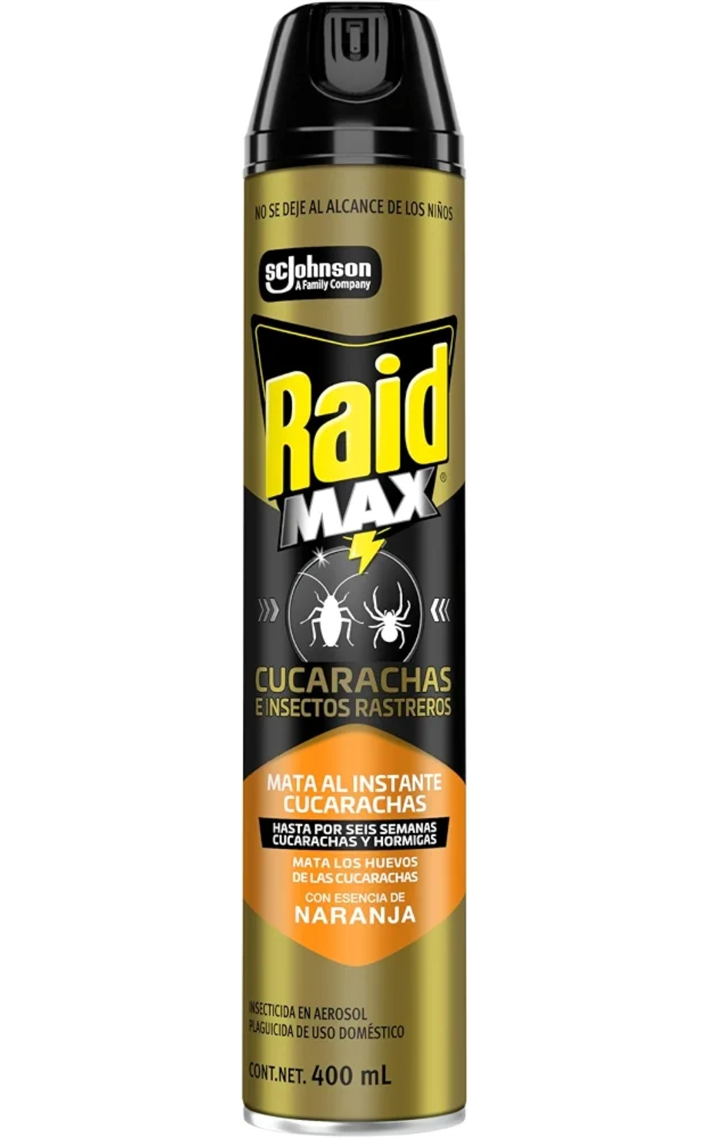 Amazon. Raid Max insecticida en aerosol mata cucarachas e insectos rastreros 400 ml. Planea y ahorra + 3x2