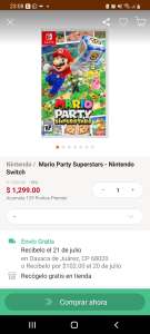 Linio: Mario party superstars para Nintendo Switch | Pagando con PayPal + cupón