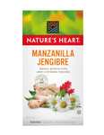 Amazon: Nature's Heart Te Chamomille Ginger, Manzanilla, Jengibre, 30 gramos