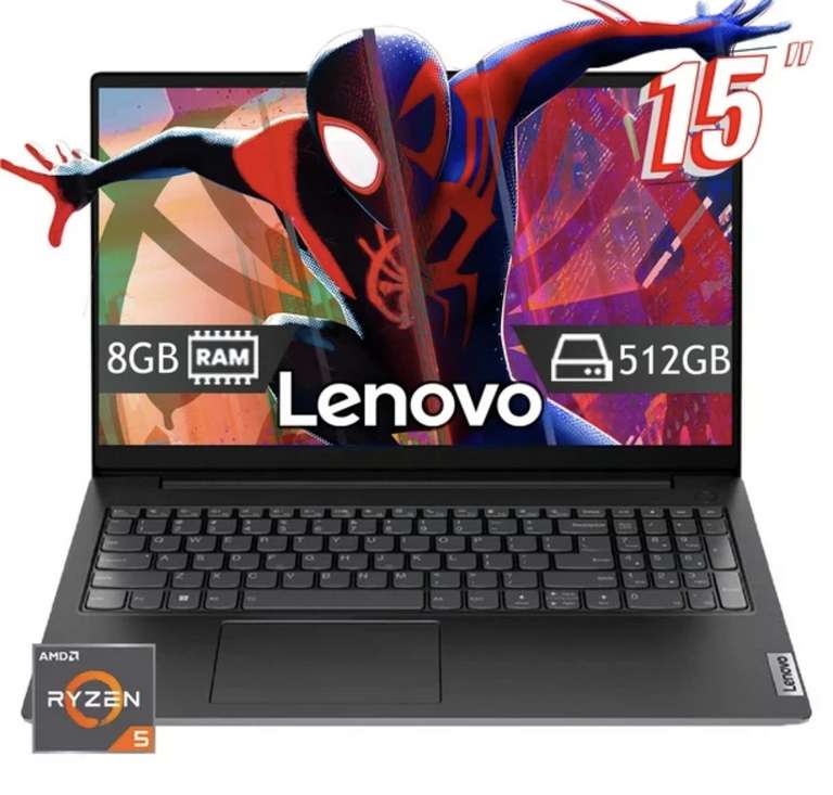 Walmart: Laptop Lenovo V15 G3 Ryzen 5 512GB 8GB - Negro