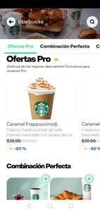Frappuccinos a $20 pejepesos en Starbucks por Rappi