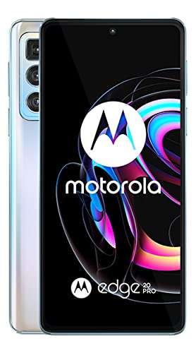 Amazon: Motorola, Moto Edge 20 Pro, Celular, Blanco optic, 6.67"