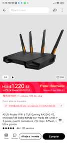 AliExpress: Router ASUS TUF AX3000 V2 (2.5 Gbps)