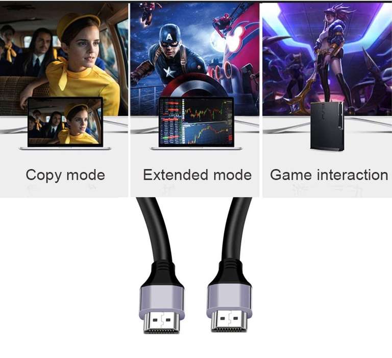 Amazon: LMYANG 8K HDMI 2.1 Cable Male-Male 8K@60Hz 4K@60/120Hz High Speed