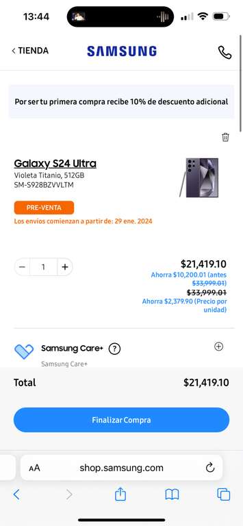 Samsung Series 24 con 30% de descuento al pagar con TDC Santander