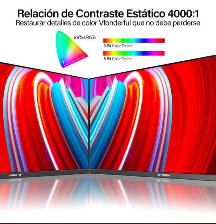 Mercado Libre: Gaming Monitor Crua Cr240zb 24in 100hz Led Full Hd Hdmi