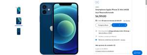 Walmart: Iphone 12 mini Azul Reacondicionado