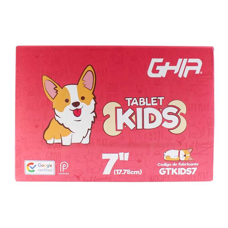 Linio: Tablet Kids Ghia GTKIDS7DG 7 pulgadas Quadcore 1GB RAM
