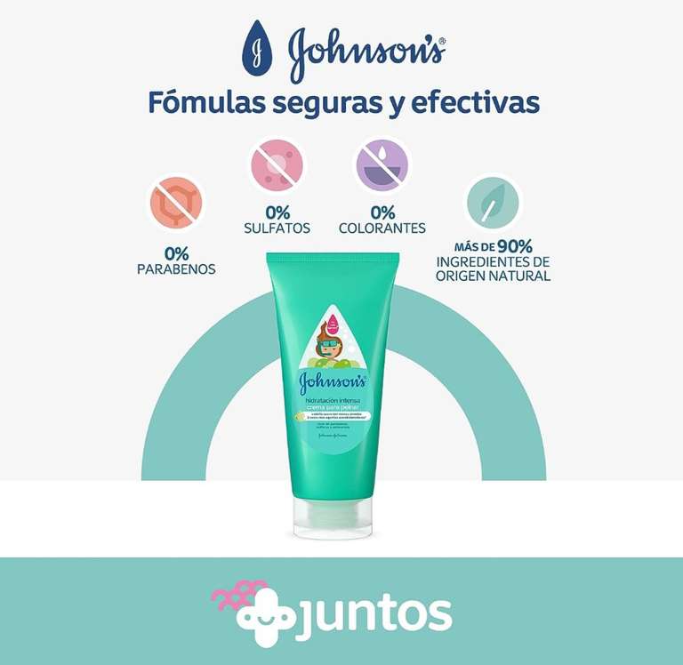 Amazon: JOHNSON'S Crema para peinar Hidratación Intensa 200 ml Amazon Envío gratis con Prime