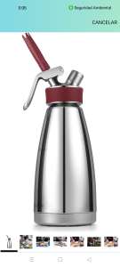 Amazon: iSi 1801 Sifón Thermo Whip, 0.5l