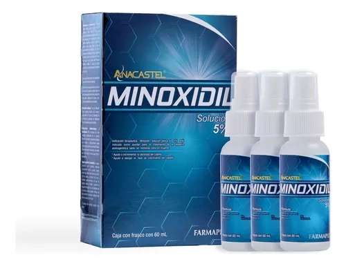 Mercado Libre: 3 Piezas De Minoxidil 5% Anacastel