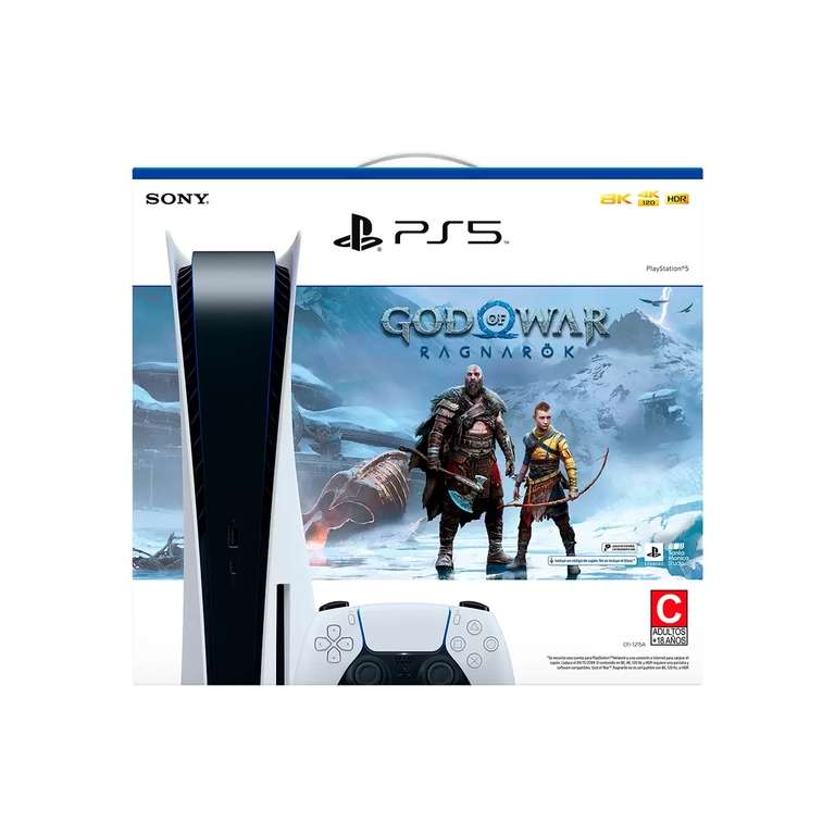 Costco: Bundle Consola PS5 con lector de discos + God of War Ragnarök ($9,849 pagando con Costco Citibanamex)