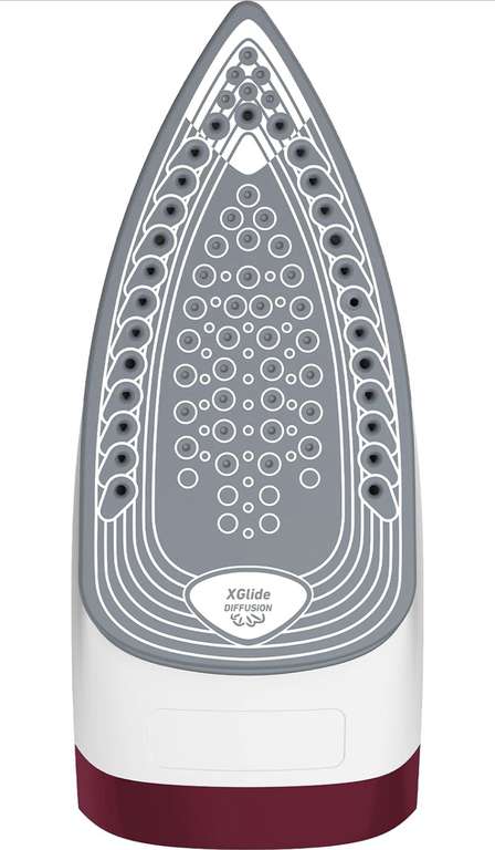 Amazon: T-Fal Plancha de Vapor Express Steam Navy Vino - Suela True Ceramic Glide, 1600 W