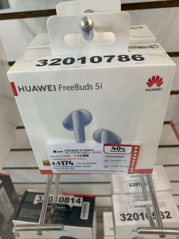 Elektra: Huawei freebuds 5! Con 40% de descuento $1369