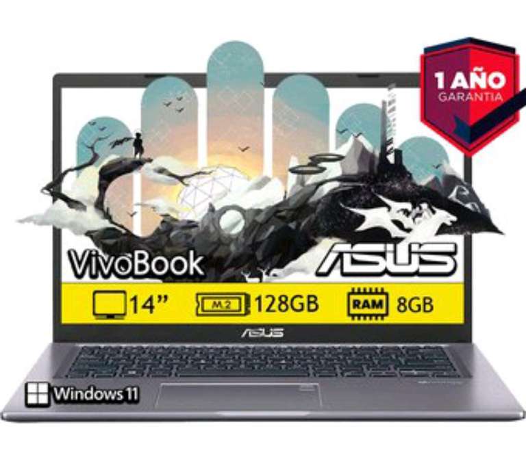 Linio: Laptop-asus-vivobook-8gb ram-128 ssd I3 11 generación con PayPal