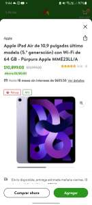 Bodega Aurrera: iPad Air 5 64 GB