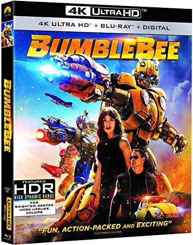 Amazon: BumbleBee 4K Ultra HD + Blu-ray + Digital | Envío gratis con Prime