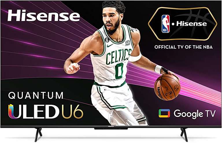 Amazon: Hisense ULED U6H 55" Dolby Vision / Dolby Atmos, Google TV (2022)