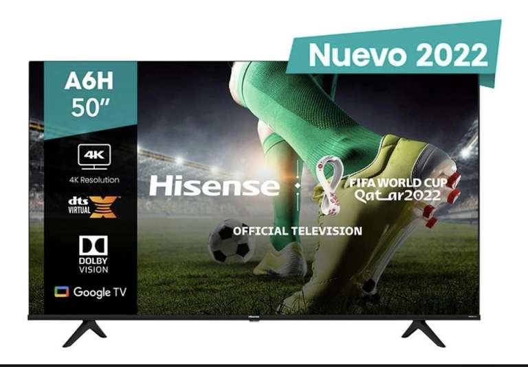 Mercado Libre: Televisión Hisense 50” 4K Modelo 2022 (Pagando con HSBC)