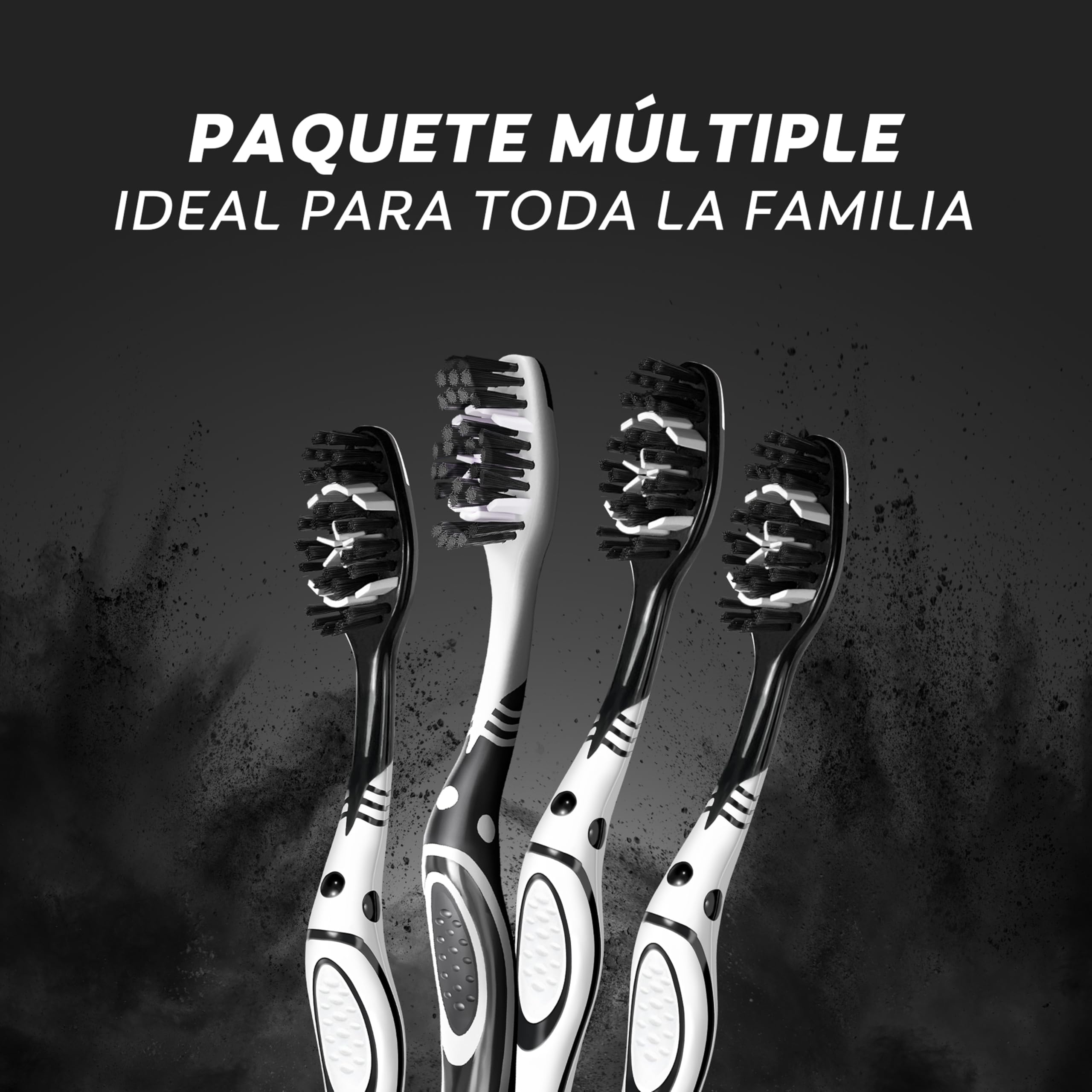 AMAZON: Colgate Cepillo de Dientes Max White Charcoal Limpieza Profunda 4 Piezas (Planea y Ahorra + 3x2) precio C/U