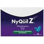 Amazon: NyQuil Z - Difenhidramina 25 mg con 30 unidades | Planea y Ahorra, envío gratis con Prime