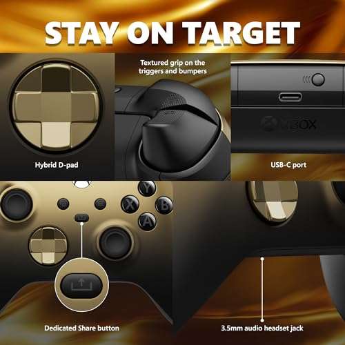 Amazon: Control Xbox Series Gold Shadow