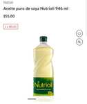 Walmart super: Aceite Nutrioli de 1 L 2x89
