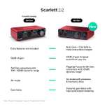 Amazon: Focusrite Scarlett Solo Interfaz de audio USB (3ra generación) con Pro Tools, Rojo