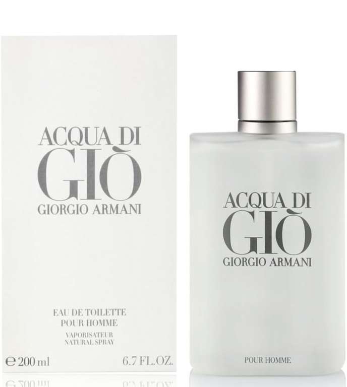 Amazon: Acqua Di Gio Pour Homme By Giorgio Armani Spray, 200 ml