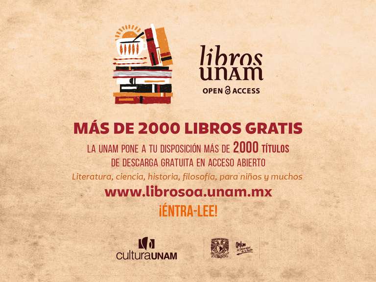 UNAM: más de 2 mil libros gratuitos en este portal