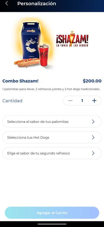 Combo Shazam Cinépolis app