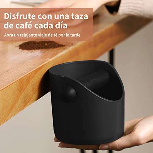 Amazon: Contenedor (caja de golpeo) para café usado y tapete antideslizante para utilizar el kit de tampeo