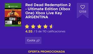 Eneba: Red Dead Redemption 2 Xbox Key ARG