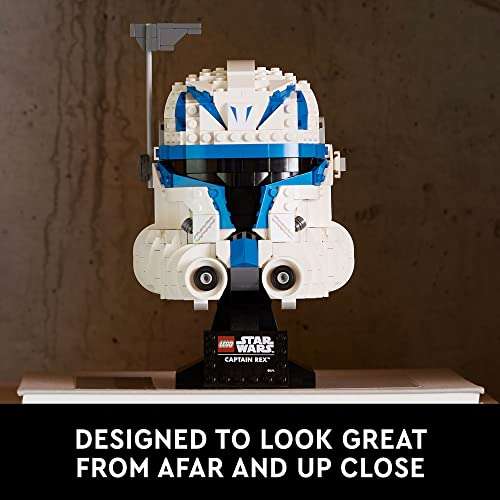 Amazon: LEGO Set de Juguetes de construccion Star Wars TM 75349 Casco del Capitan Rex 854 Piezas