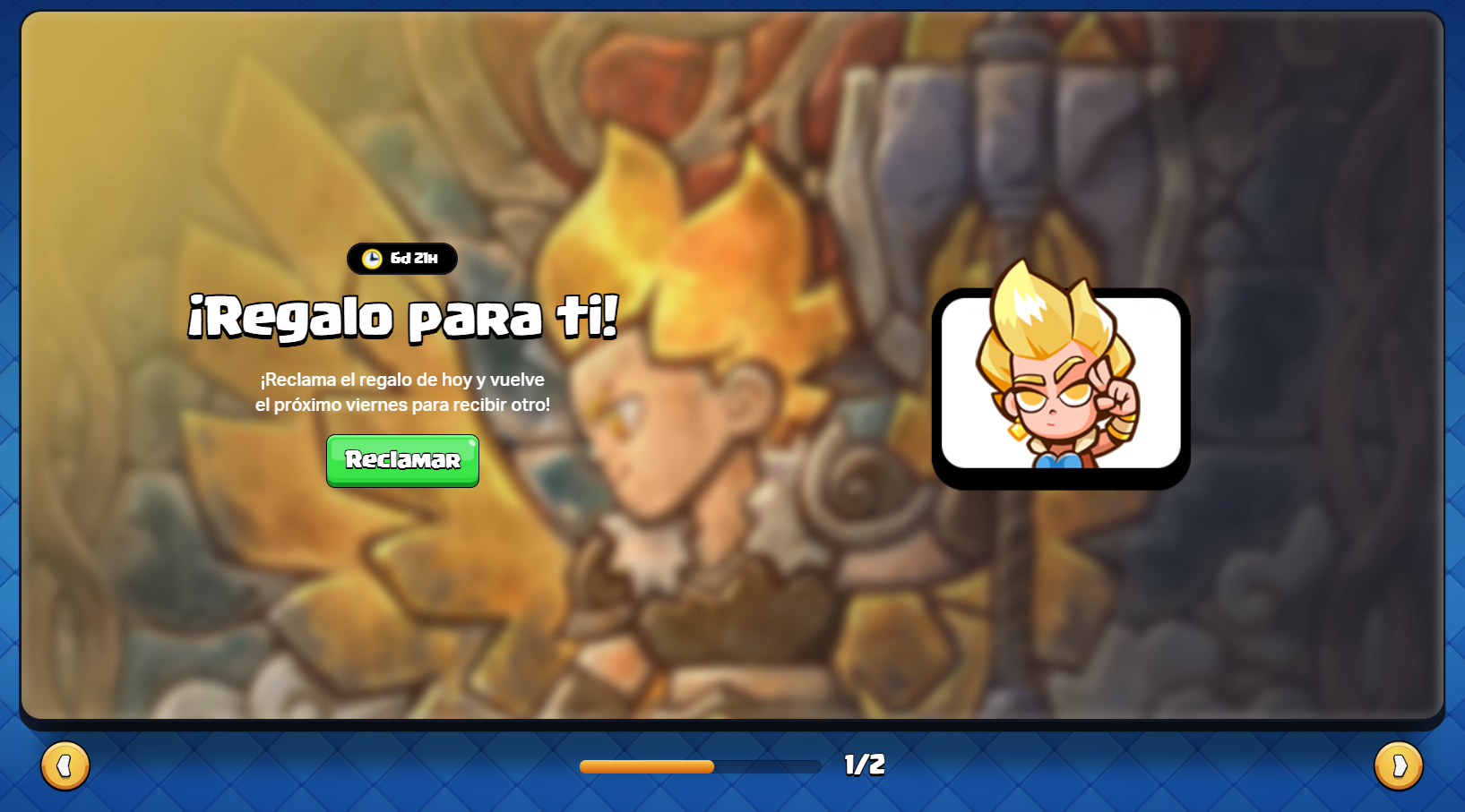 Clash Royale: Emote de la Valquiria Heroe disponible en Supercell Store gratis