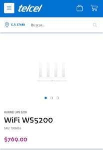 Telcel: Huawei WS5200 router