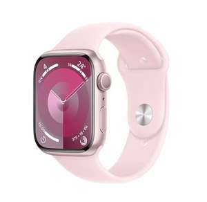 Costco: Apple Watch S9 (GPS) Caja de aluminio rosa 45mm con correa deportiva rosa