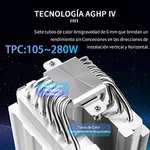 Amazon - Thermalright PS120SE CPU Air Cooler, 7 tubos de calor CPU Cooler,Ventilador doble de 120mm
