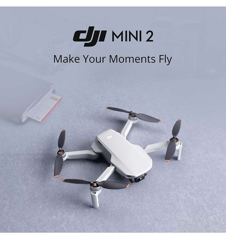 Amazon DJI Mini 2 - Dron Ultraligero y Plegable , 3 Ejes con Cámara 4K, Foto 12MP, 31 Minutos de Vuelo, OcuSync 2.0 HD Transmisión de Vídeo