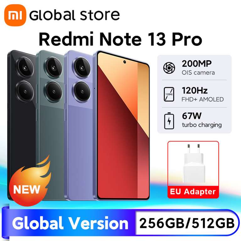 Aliexpress: Xiaomi Redmi Note 13 Pro Global 8GB 256GB Black